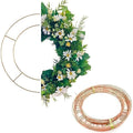Caliko 10 Pcs 12 Inch Wreath Ring, Metal Wire Wreath Frame for Wreath Making Supplies Floral Craft, DIYs & Front Door Decor| Wreath Base for New Year Birthday Valentines & Christmas.