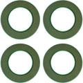 10 Inch Foam Wreath Ring Pack of 4 with Plastic Back | Durable Foam Circle Wreath Rings for Crafting, Floral Designs, and Wreath Making | Sturdy Plastic Backing for Long-Lasting Support.