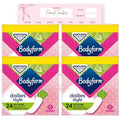 Body Foam Light Panty Liners 96 (24 x 4) – Pack of 4 Dailies Style Sanitary Towels Slim, Single-Wrapped. Comfortable for Daily Use with Full-Day Freshness. Period Pads with Caliko Period Tracker.