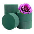Caliko 6-Pack Round Wet Floral Foam Blocks – 8x5 cm | Ideal for Flower Arrangements, Room Décor & Floristry Displays | Premium Craft Flower Florist Foam for DIY Projects & Event Decorations.