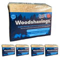 7.5kg Pillow Wad Wood Shavings (1.5kg each) Kiln Dried, Dust Extracted Small Animal Bedding Premium Quality, Soft & Absorbent Pet Bedding for Rabbits, Guinea Pig, Hamster, Sawdust & Other Small Pets.